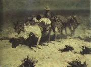 Frederic Remington The Desert Prospector (mk43) oil painting artist